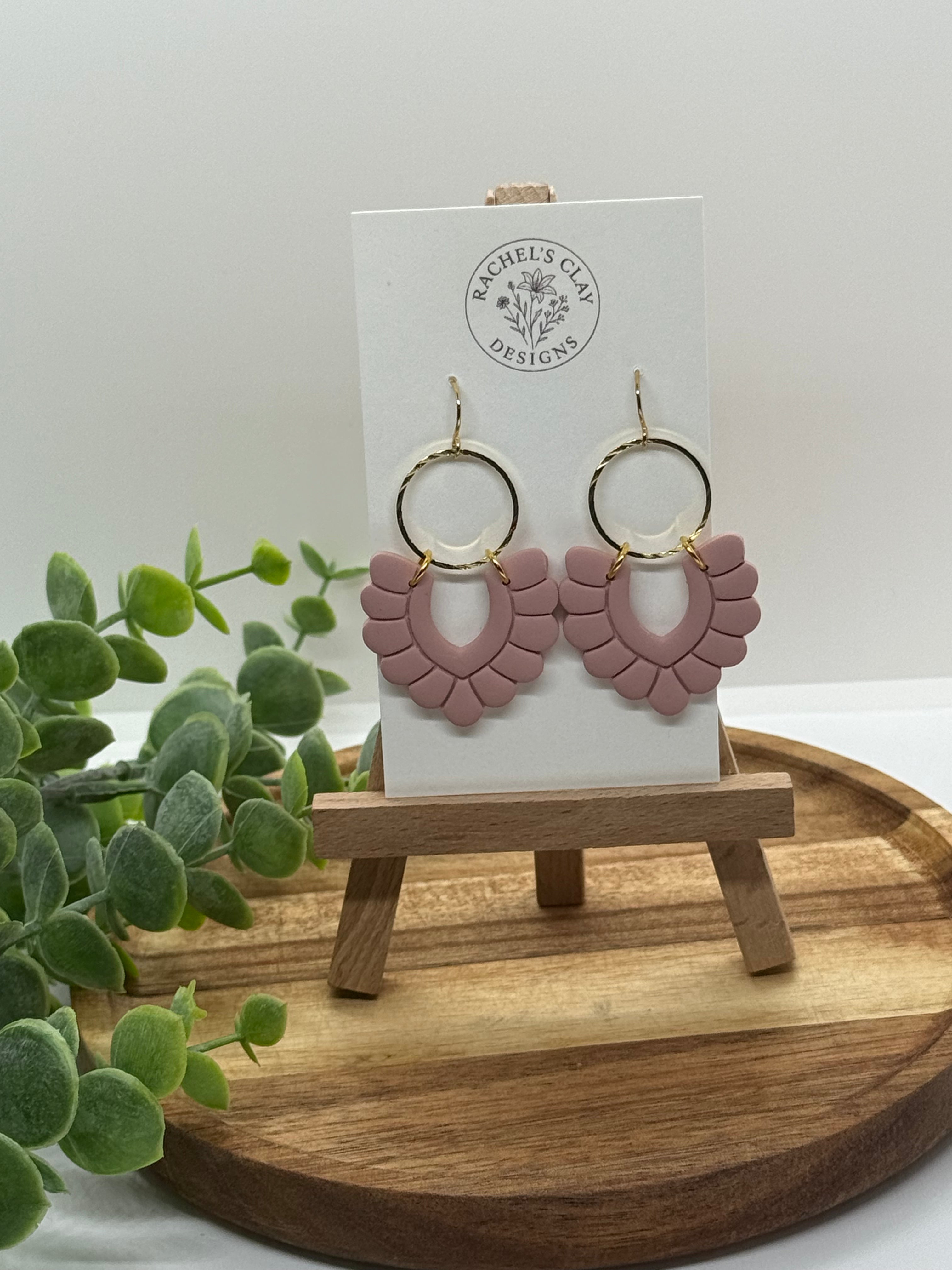 Olivia Earrings - Pink