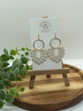 Olivia Earrings - Cream