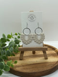 Olivia Earrings - Cream