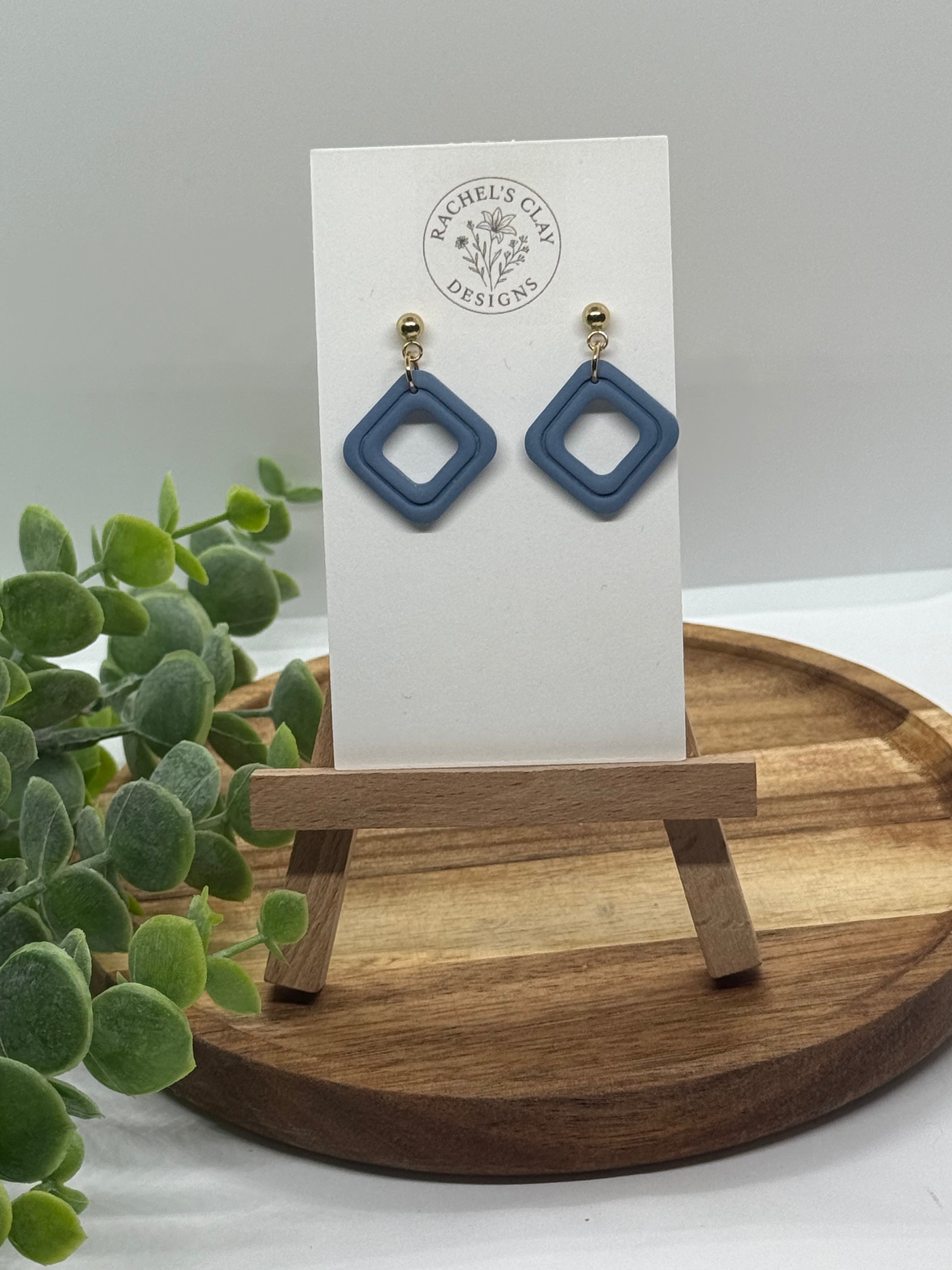 Sara Earrings - Blue