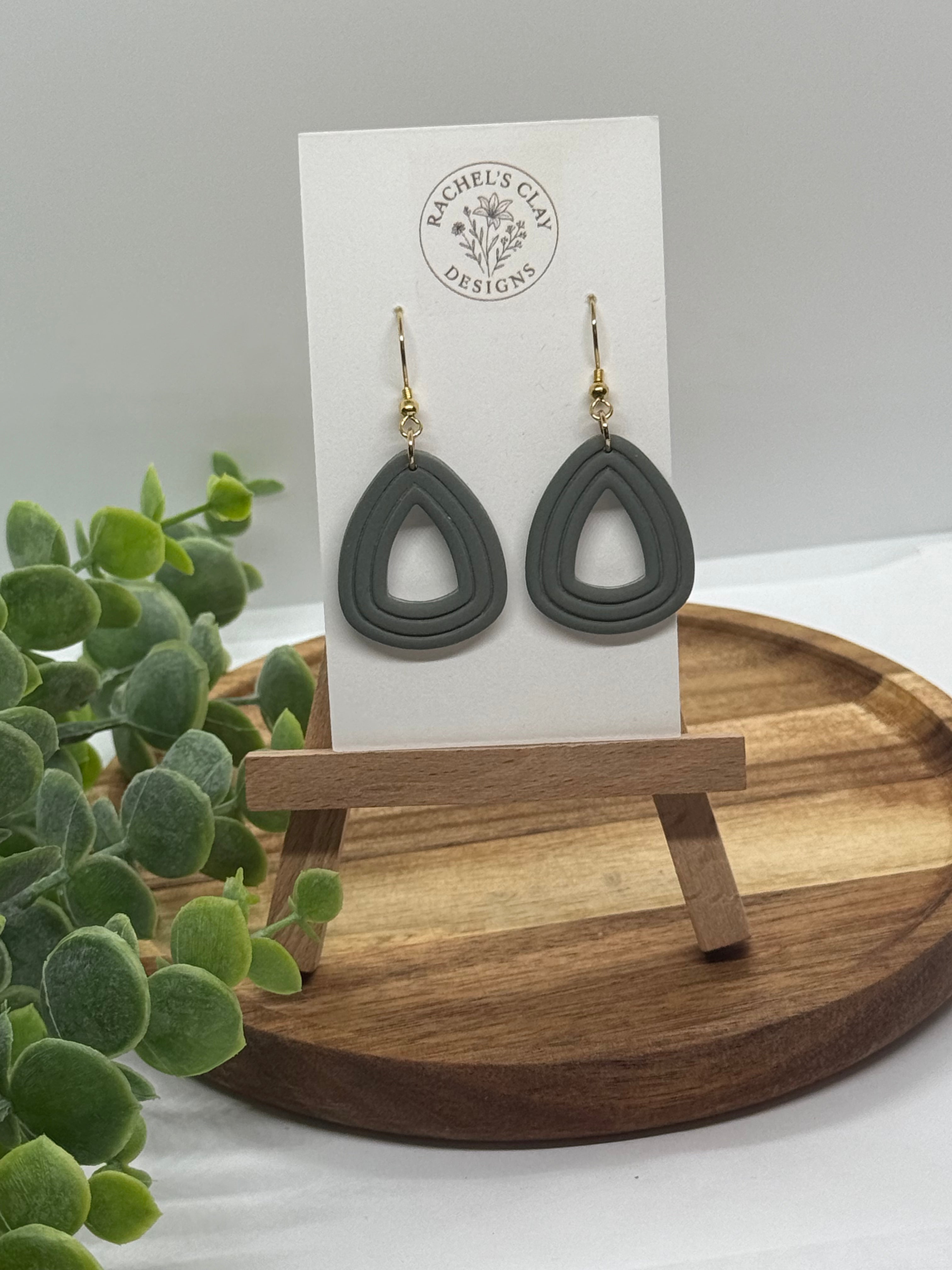 Addison Earrings - Green