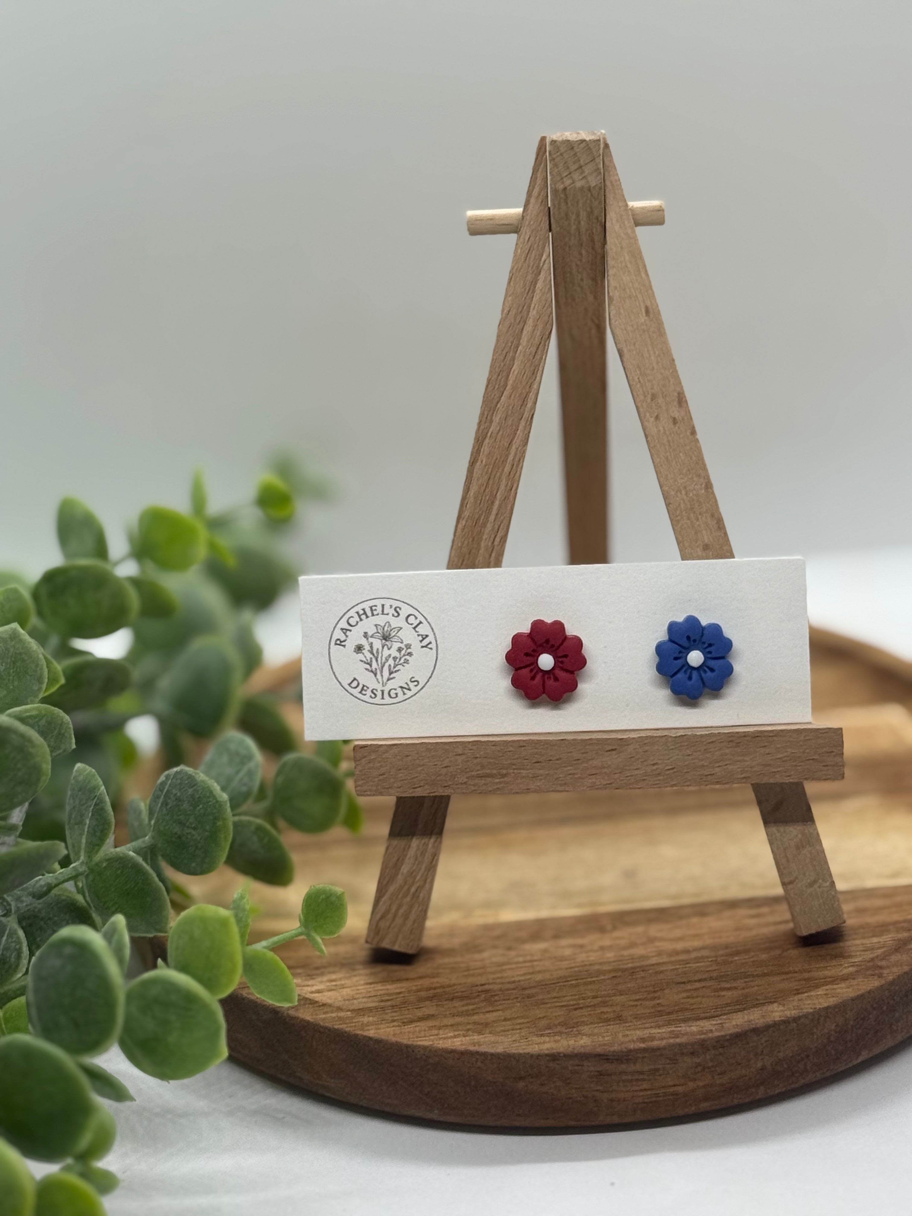 Red, White, & Blue Studs