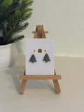 Christmas Tree Studs - Green