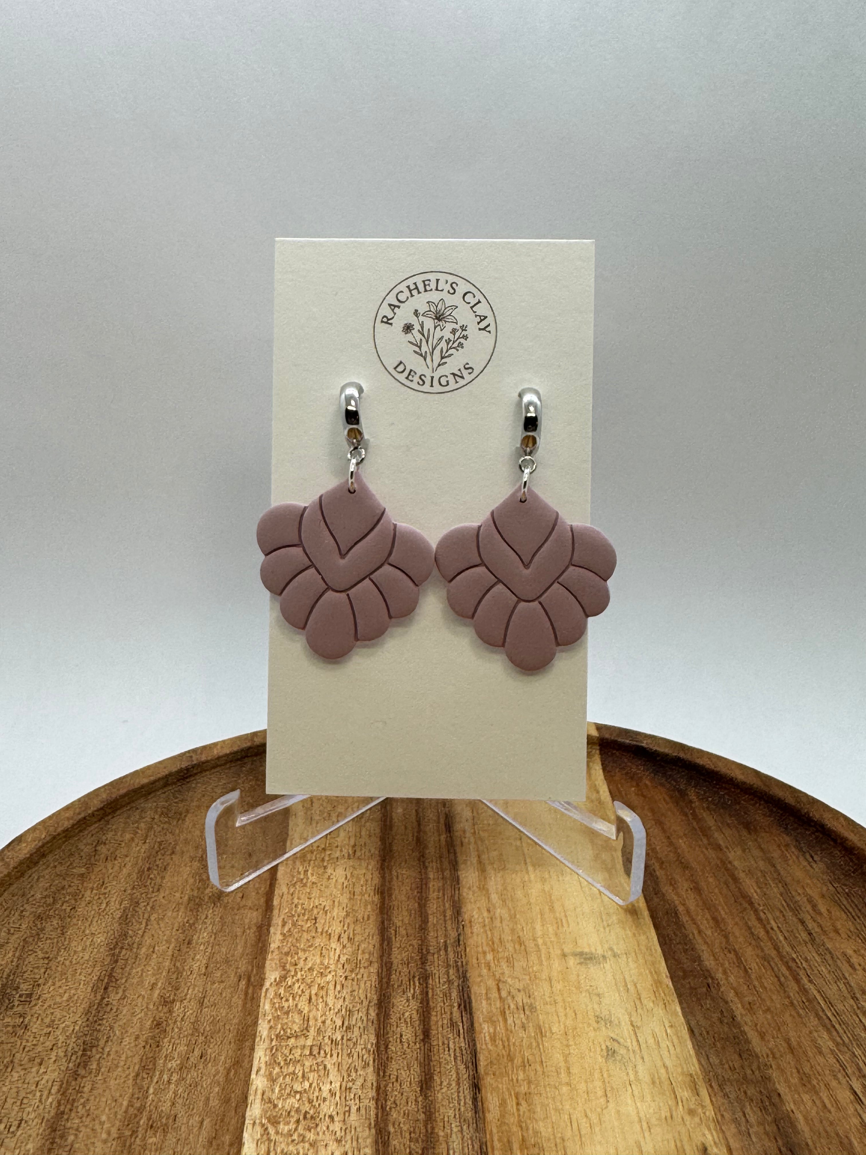 Emma Earrings - Purple