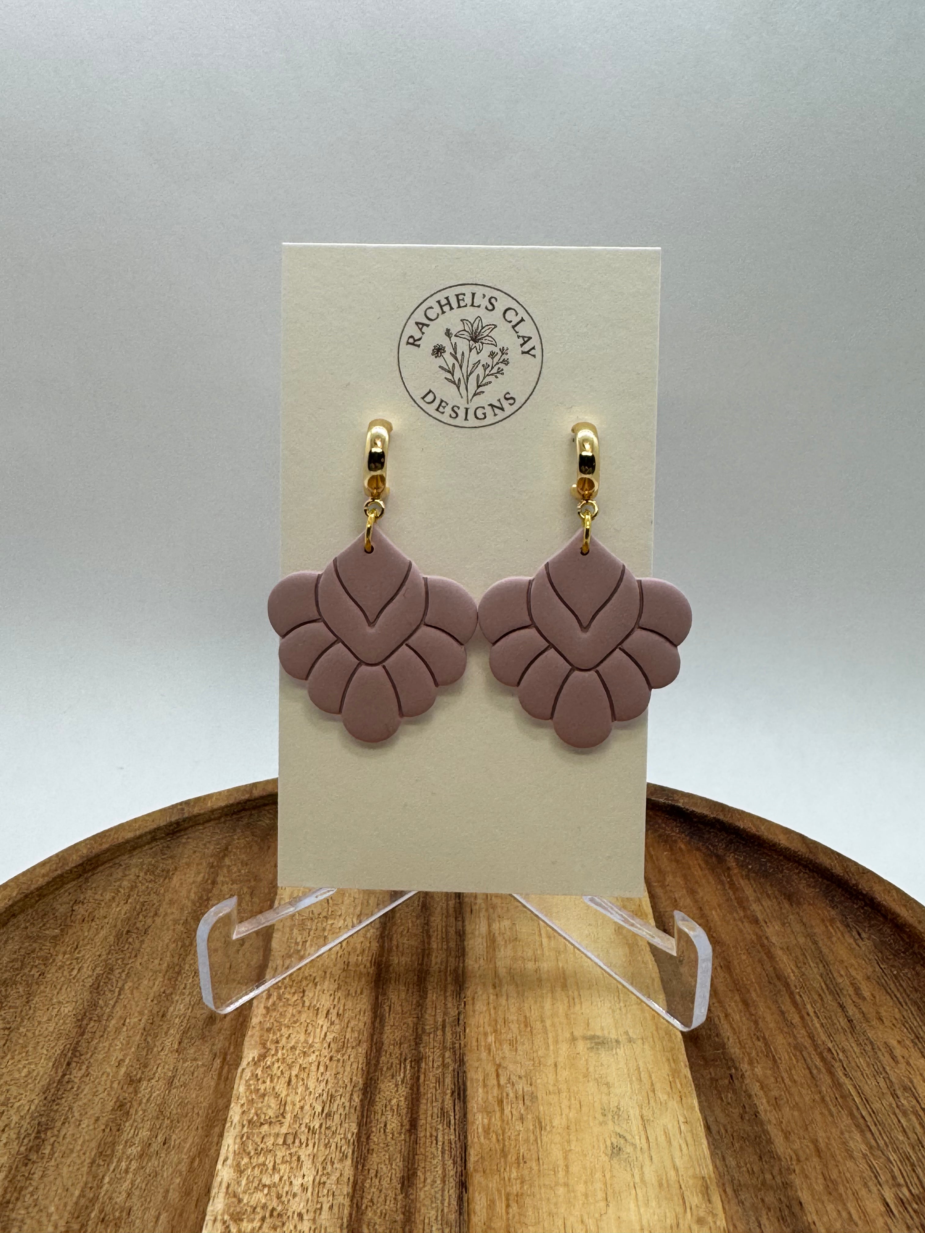 Emma Earrings - Purple
