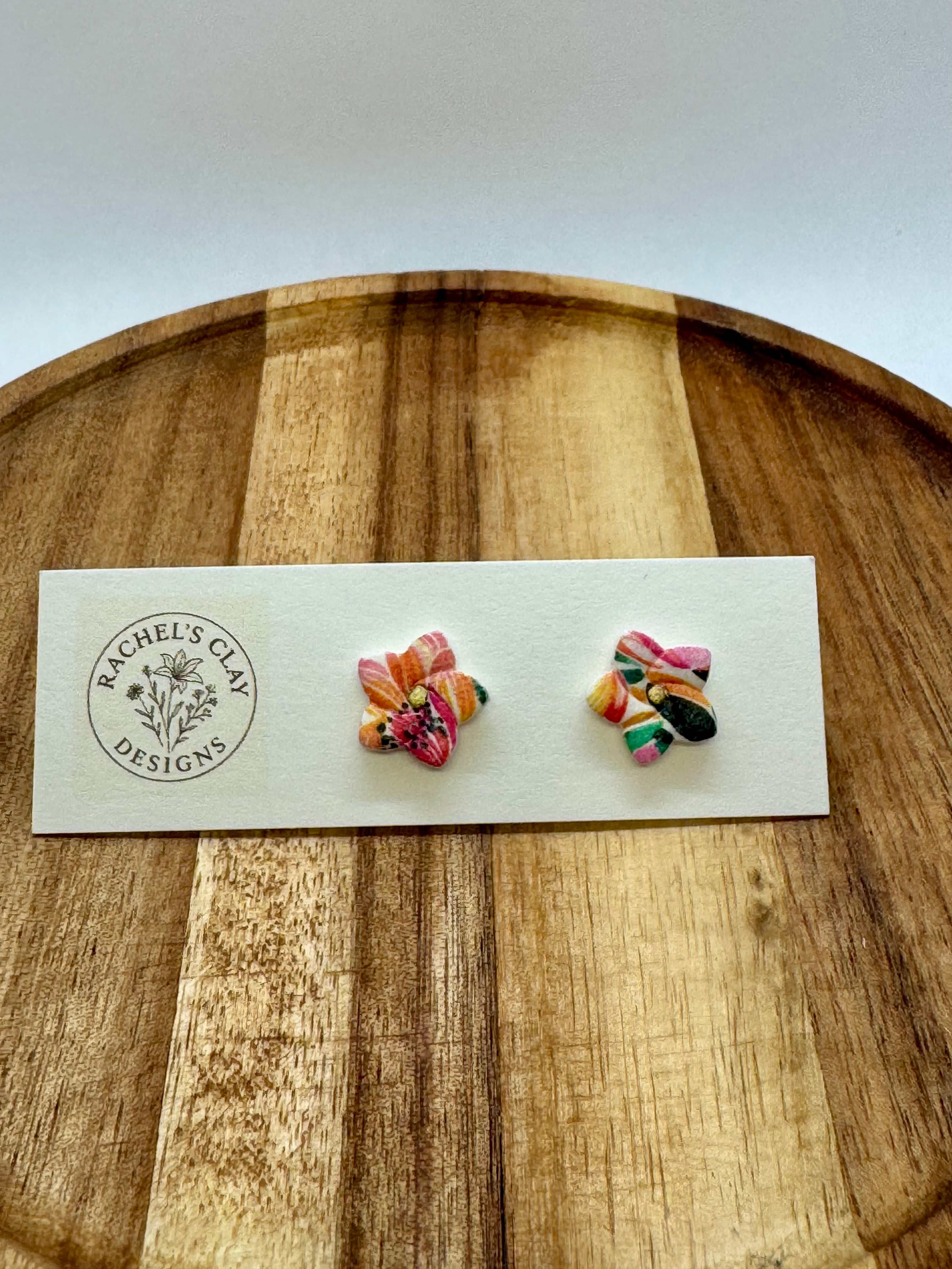 Sophia Studs - Orange