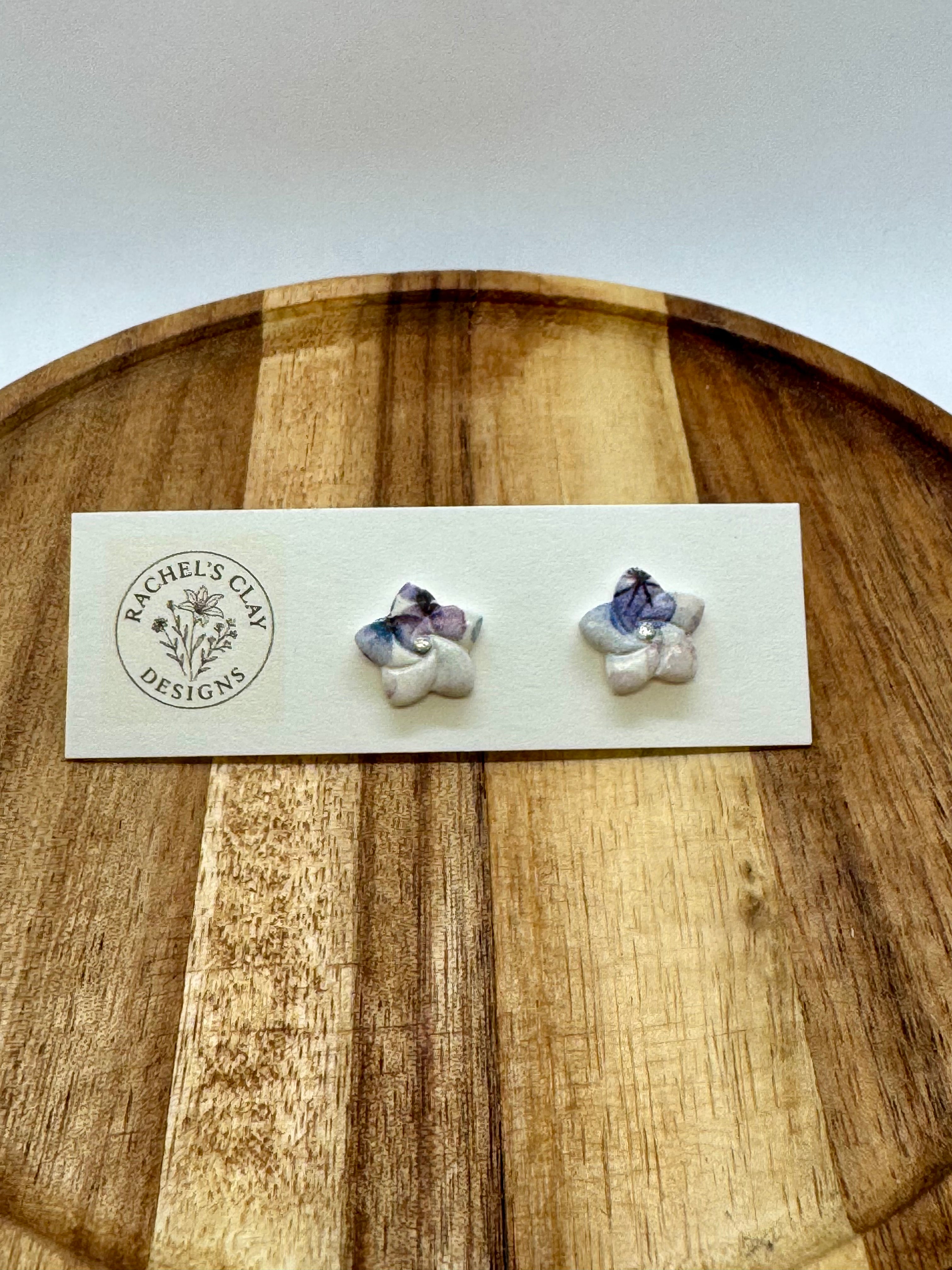 Sophia Studs - Purple
